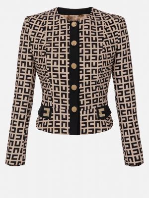 Пиджак Elisabetta Franchi коричневый