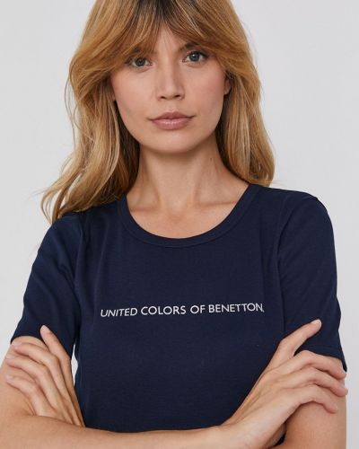 Pamučna majica United Colors Of Benetton plava