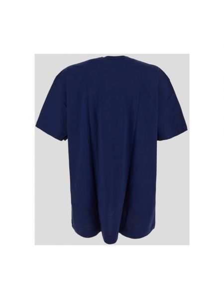 Camiseta de algodón Comme Des Garçons azul