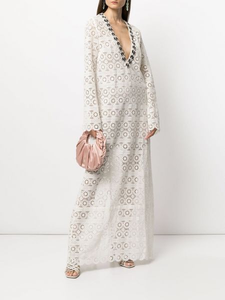 Sukienka długa bawełniana Macgraw biała