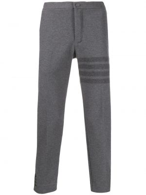 Pantalones slim fit Thom Browne gris