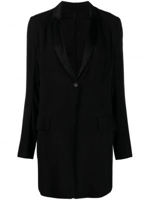 Палто с v-образно деколте Masnada черно