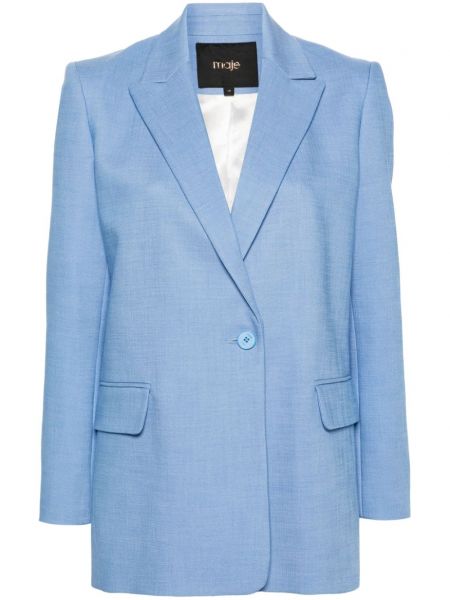 Blazer à boutons Maje bleu