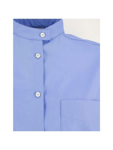 Blusa de algodón Aspesi azul