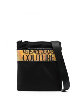 Τσάντα ώμου με φερμουάρ με σχέδιο Versace Jeans Couture