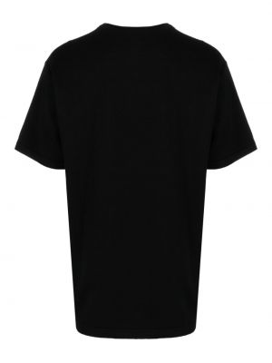 Bavlněné tričko s potiskem Ripndip černé