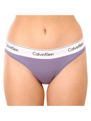 Nohavičky Calvin Klein fialová