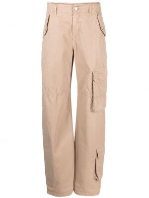 Pantalon cargo avec poches Pinko beige