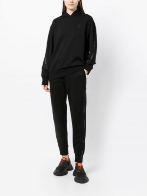 Pantalon de joggings en coton Moncler noir