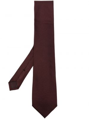 Cravată de mătase din jacard Tom Ford roșu