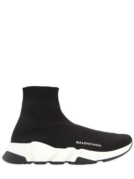 Sneakers in maglia Balenciaga Speed nero