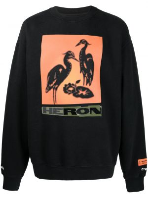 Sudadera con estampado Heron Preston negro