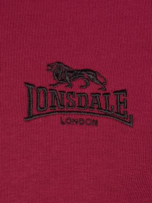 Бордовое худи Lonsdale