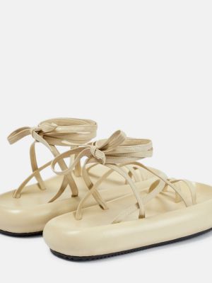 Sandale din piele Isabel Marant bej