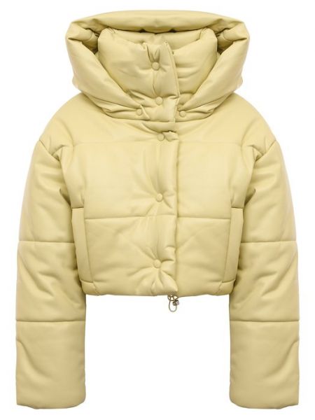 Утепленная куртка Nanushka желтая