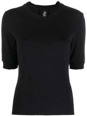 Μπλούζα με φθαρμένο εφέ Thom Krom μαύρο