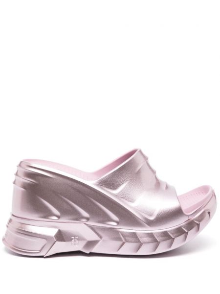 Sandale cu platformă Givenchy roz