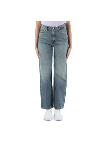 High waist straight jeans Tommy Hilfiger blau