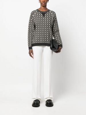 Sweatshirt mit print mit rundem ausschnitt Elisabetta Franchi