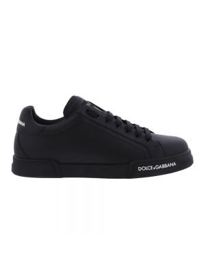 Chaussures de ville en cuir Dolce & Gabbana noir