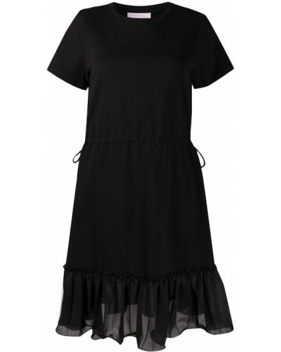 З куліскою Сукня -футболка See By Chloé, чорне