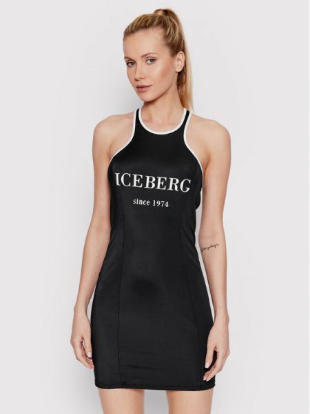 Приталенное платье Iceberg черное