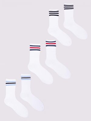 Чорапи Yoclub бяло