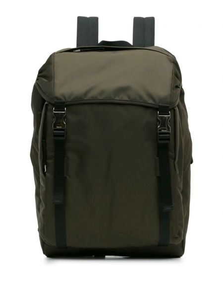 Nylon rucksack Prada Pre-owned grün