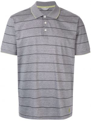 Polo a rayas Gieves & Hawkes gris