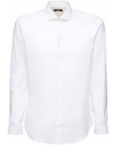 Bílá bavlněná košile Alessandro Gherardi