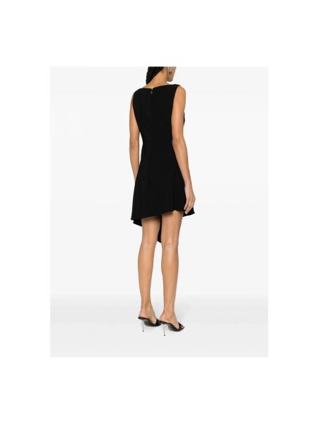 Mini vestido sin mangas de crepé Dsquared2 negro