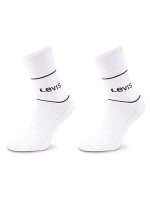 Ψηλές κάλτσες Levi's λευκό