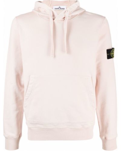 Sudadera con capucha Stone Island rosa