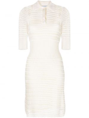 Φόρεμα με στενή εφαρμογή Prada Pre-owned λευκό
