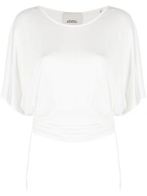 Тениска с драперии Isabel Marant бяло