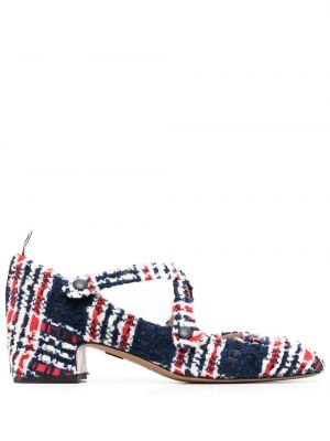Pantofi cu toc din tweed Thom Browne