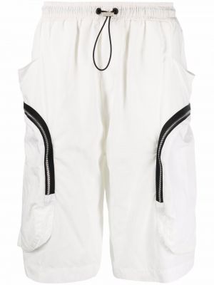 Kratke hlače s patentnim zatvaračem Philipp Plein bijela