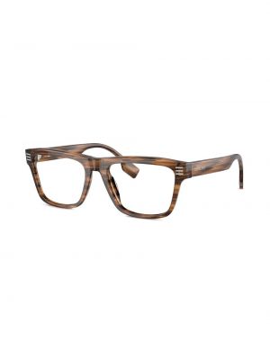 Brýle s potiskem Burberry Eyewear hnědé