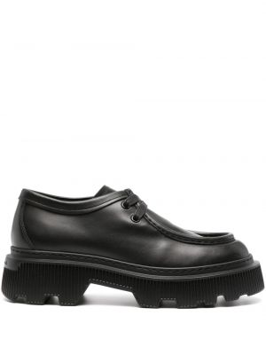 Pantofi loafer din piele chunky Santoni negru