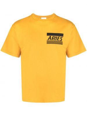 Памучна тениска с принт Aries