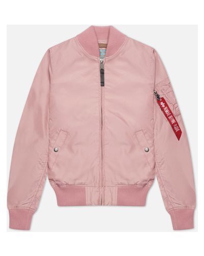 Женская куртка бомбер Alpha Industries MA-1 TT,  , размер M - Розовый