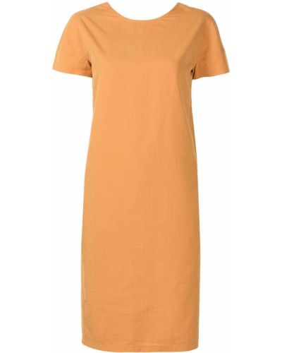 Трапеция платье Hermès, оранжевое