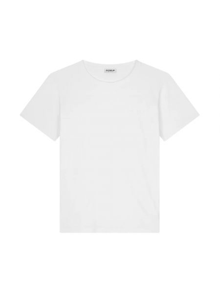 T-shirt mit kurzen ärmeln Dondup weiß
