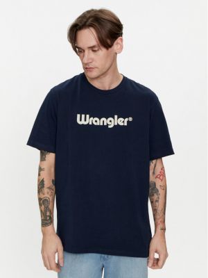 Marškinėliai Wrangler mėlyna