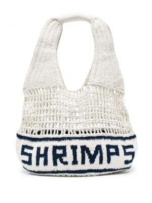 Шопинг чанта Shrimps бяло
