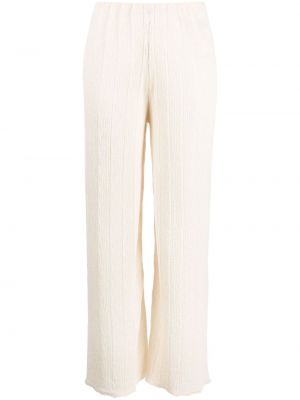 Bavlněné kalhoty Bimba Y Lola bílé