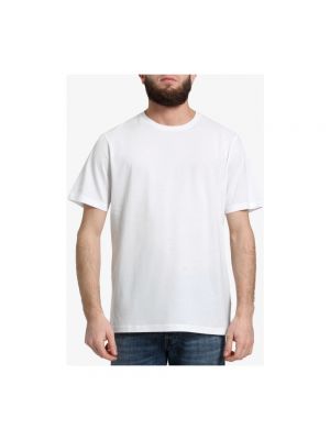 Camiseta de algodón Herno blanco