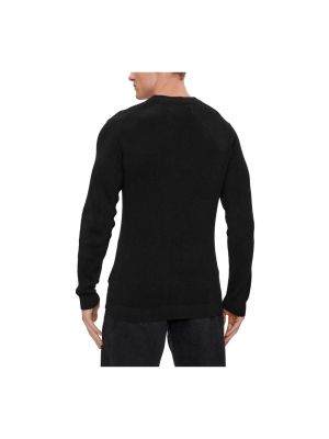 Jersey slim fit de algodón de tela jersey Calvin Klein Jeans negro