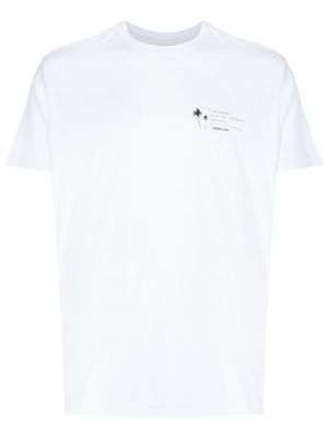 Bavlnené tričko Osklen biela