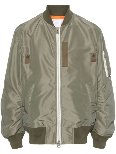 Blouson bomber Sacai vert